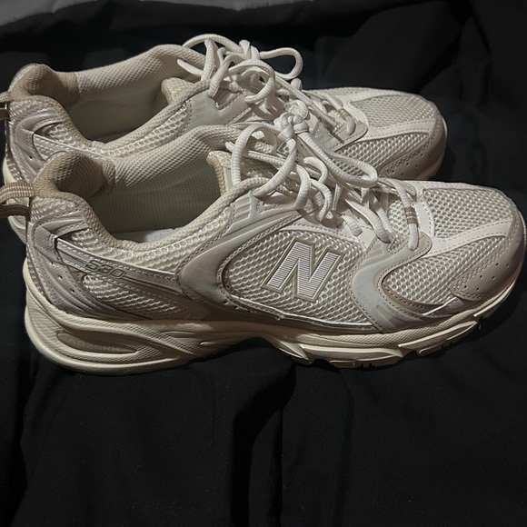 New Balance Athletic Shoes - White and Cream - Picture 3 of 6